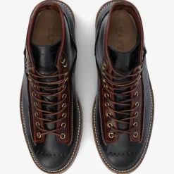 Model 007 Boot In Black/Cherry