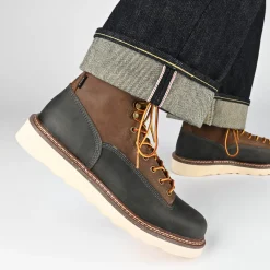 Model 001 Boot In Blue/Brown