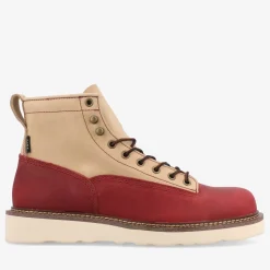 Model 001 Boot In Cherry/Cream