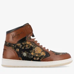 Rapido Brown High Top Sneakers - Eden | Taft
