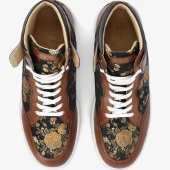 Rapido Brown High Top Sneakers - Eden | Taft
