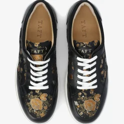 Rapido Low In Eden Noir - Black Leather Sneakers | Taft