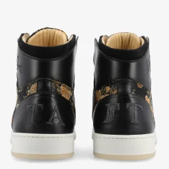 Rapido Mens Black Hightop Sneakers - Eden Noir | Taft