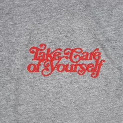 Take Care Long Sleeve Shirt In Grey