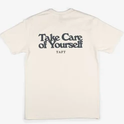 Take Care T-Shirt In Ecru