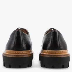 The Country Derby In Black - Deerskin Shoe | Taft