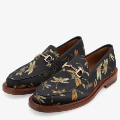 The Fitz Black Loafers - Black Dragonfly | Taft