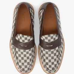 The Fitz Loafer In Brown Check | Taft