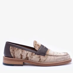 The Fitz Loafer In Champagne - Velvet Loafers | Taft