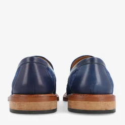 The Fitz Loafer In Deep Azure - Velvet Loafers | Taft