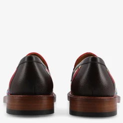 The Fitz Loafer In Fiore - Red Men'S Loafers | Taft