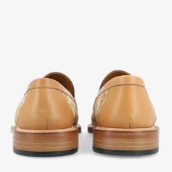 The Fitz Loafer In Gold Floral | Taft