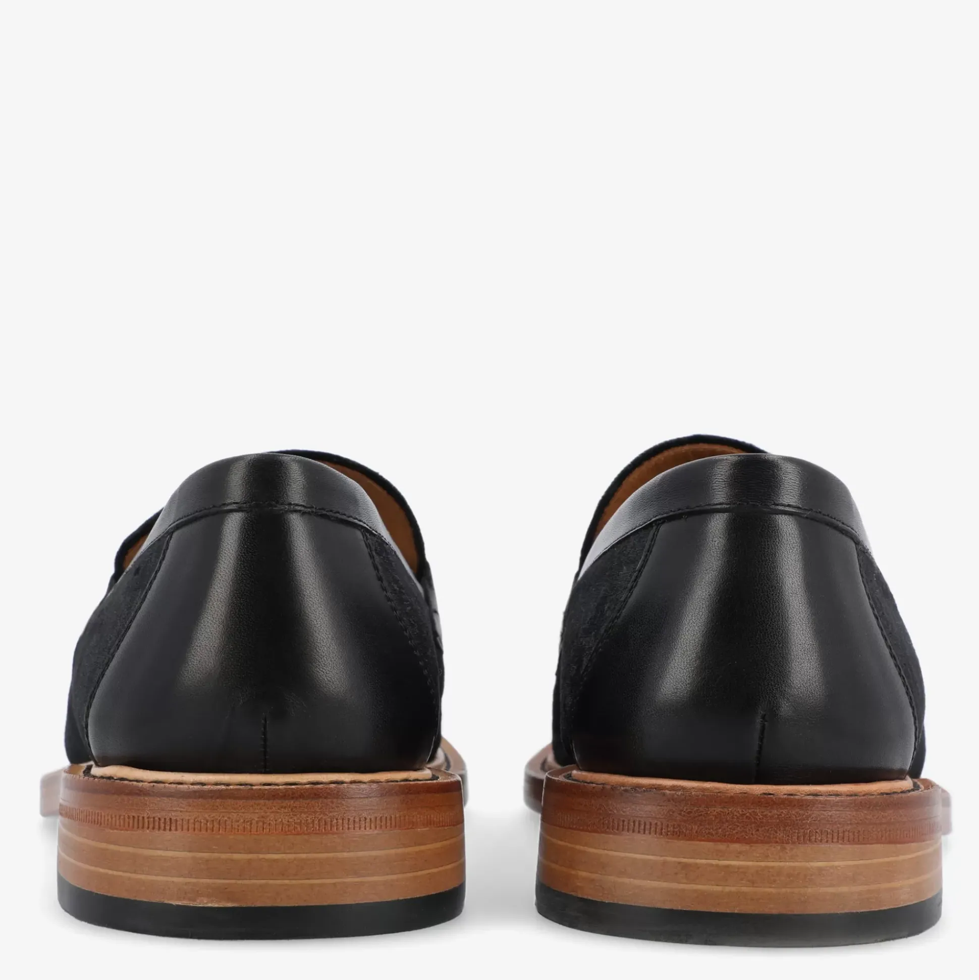 The Fitz Loafer In Midnight - Black Velvet Loafers | Taft