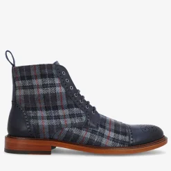 The Hamilton Boot In Blue Plaid | Taft