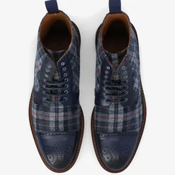 The Hamilton Boot In Blue Plaid | Taft