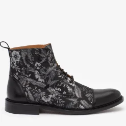 The Jack Boot In Dark Sky - Floral Boots | Taft