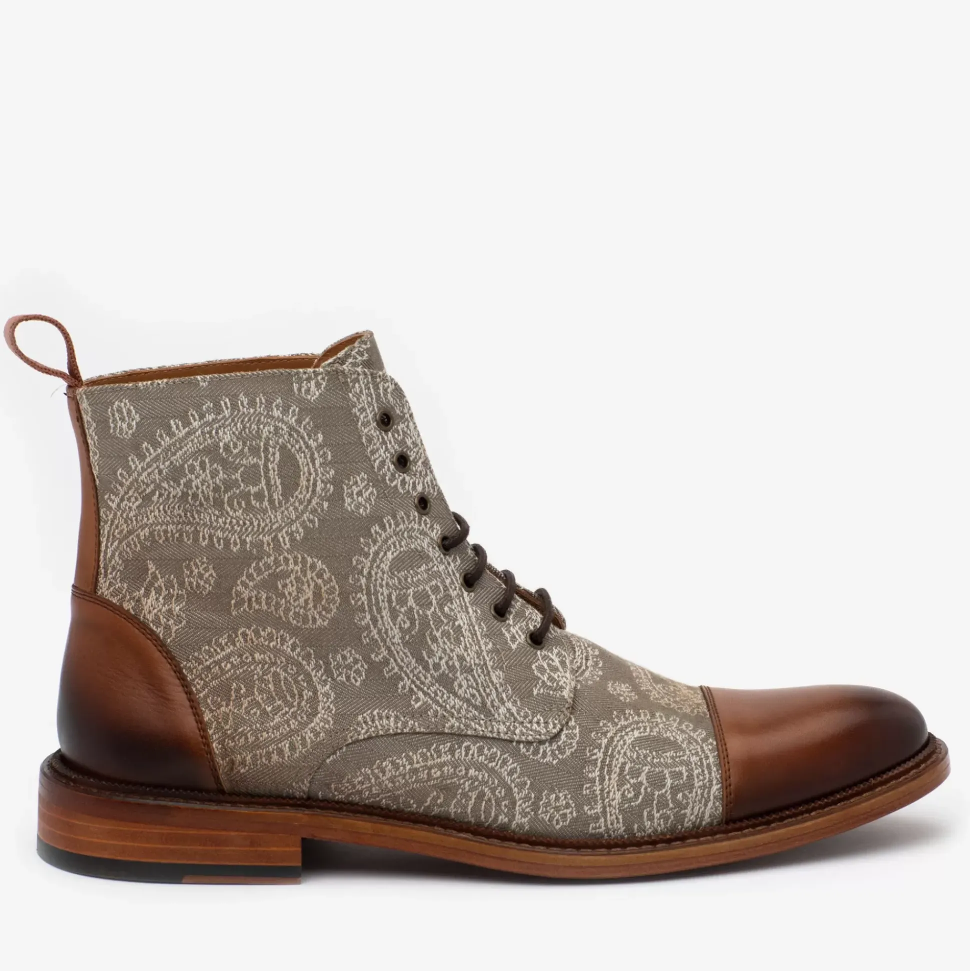 The Jack Boot In Taupe Paisley | Taft