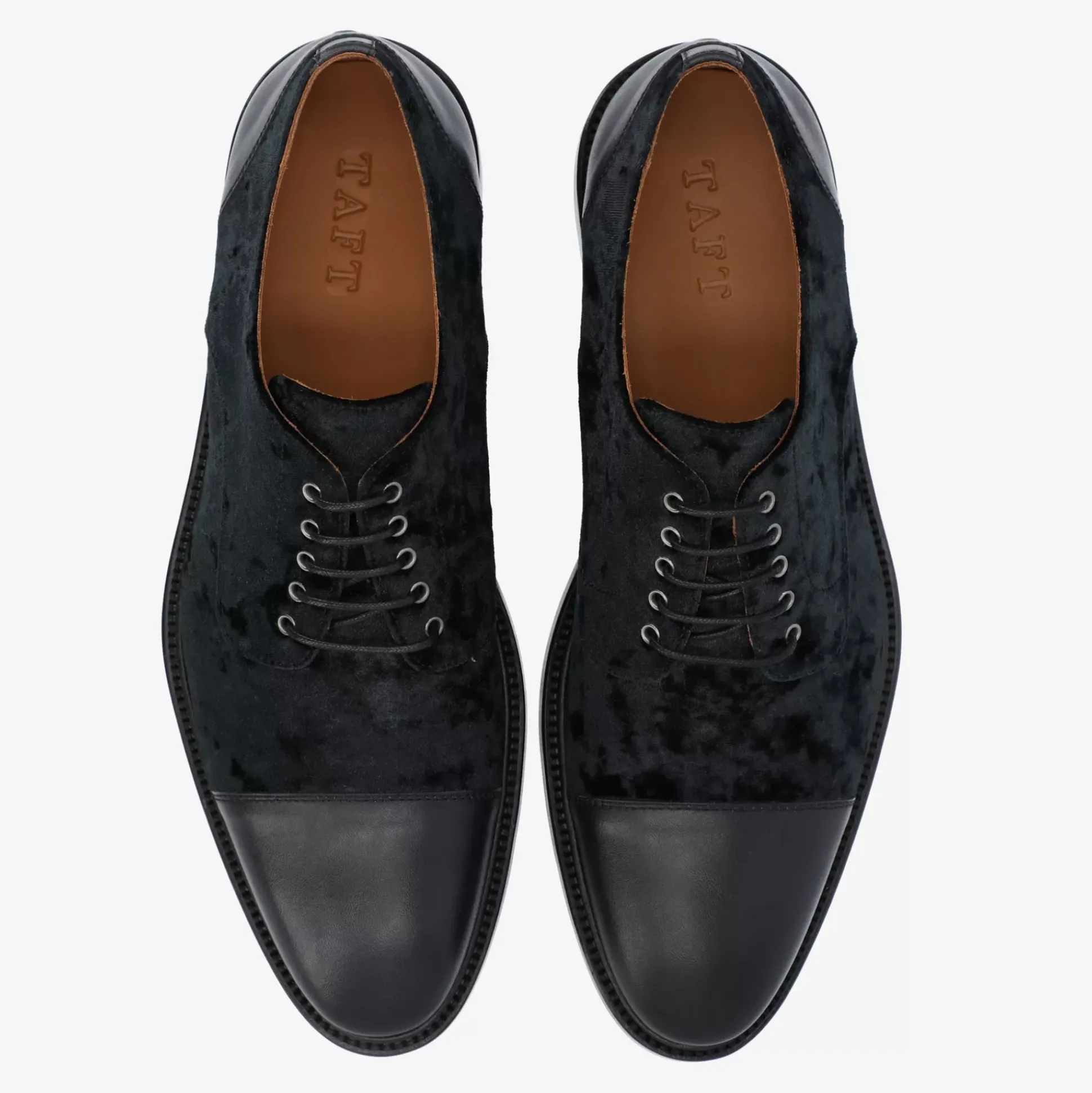 The Jack Shoe In Black Velour | Taft