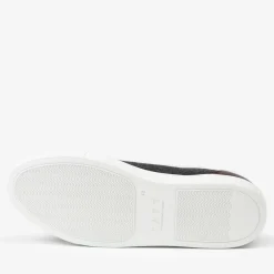 The Jack Sneaker In Grey/Oxblood - Wool Sneakers | Taft