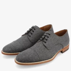The Kennedy Shoe In Grey Wool | Taft