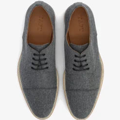 The Kennedy Shoe In Grey Wool | Taft