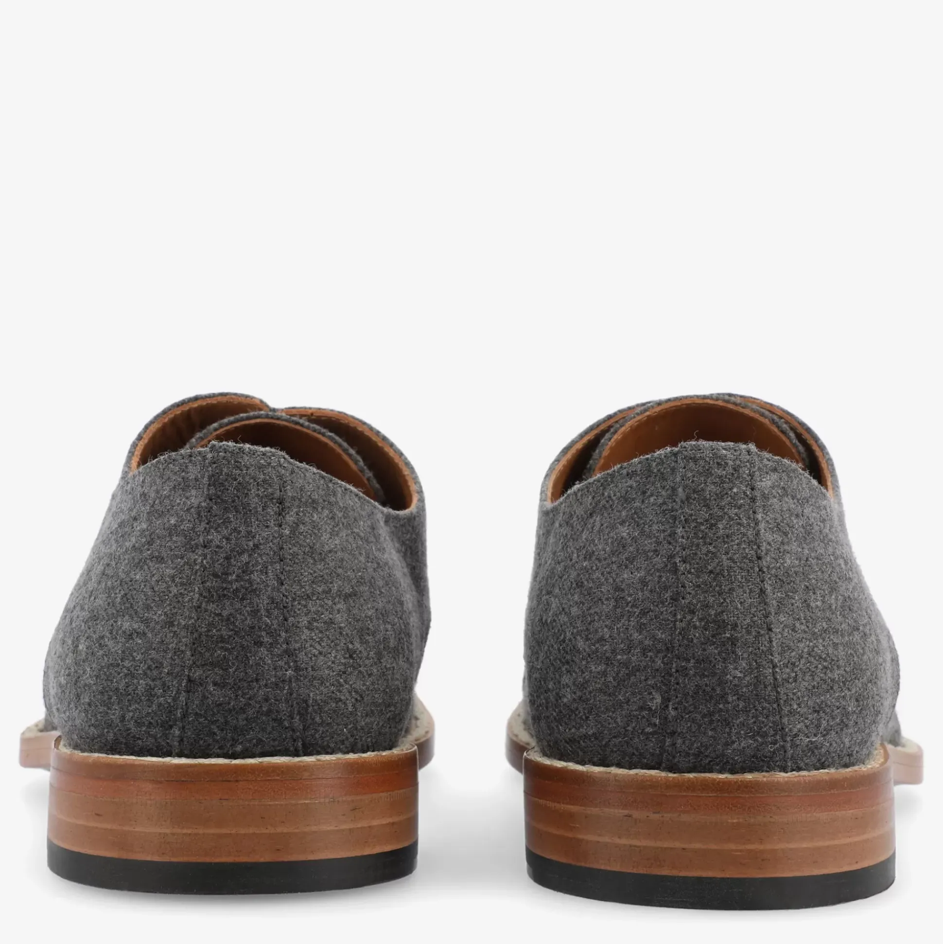 The Kennedy Shoe In Grey Wool | Taft