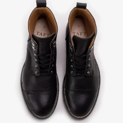 The Legacy Boot In Black Hatch - Reindeer Leather | Taft