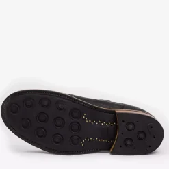 The Legion Boot In Black Bison Leather | Taft