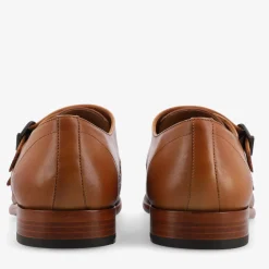 The Lucca Double Monk Strap Shoe In Honey Floral | Taft