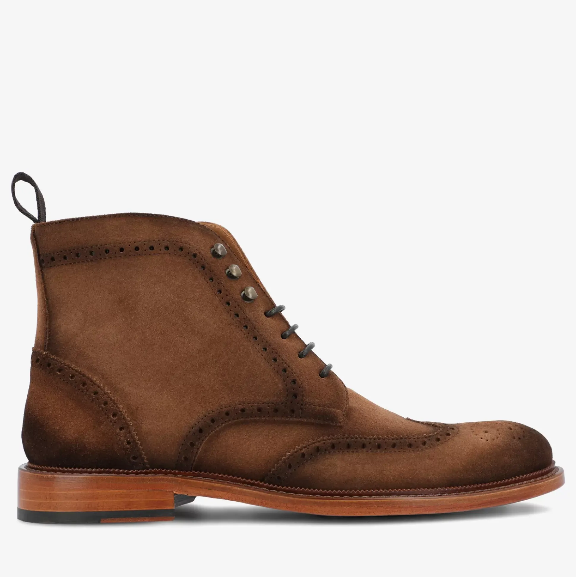 The Mack Boot In Brown - Suede Boots | Taft