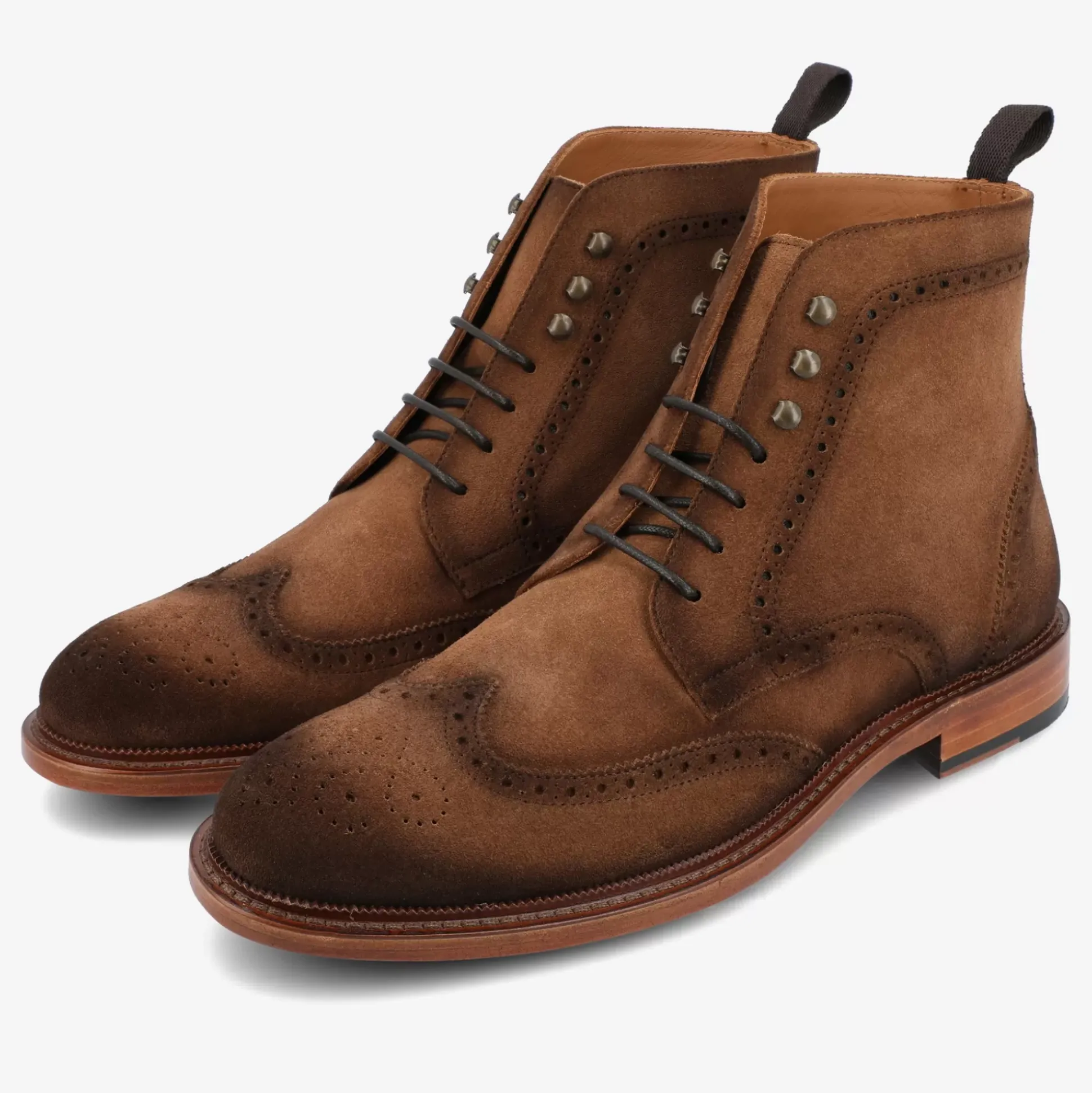 The Mack Boot In Brown - Suede Boots | Taft
