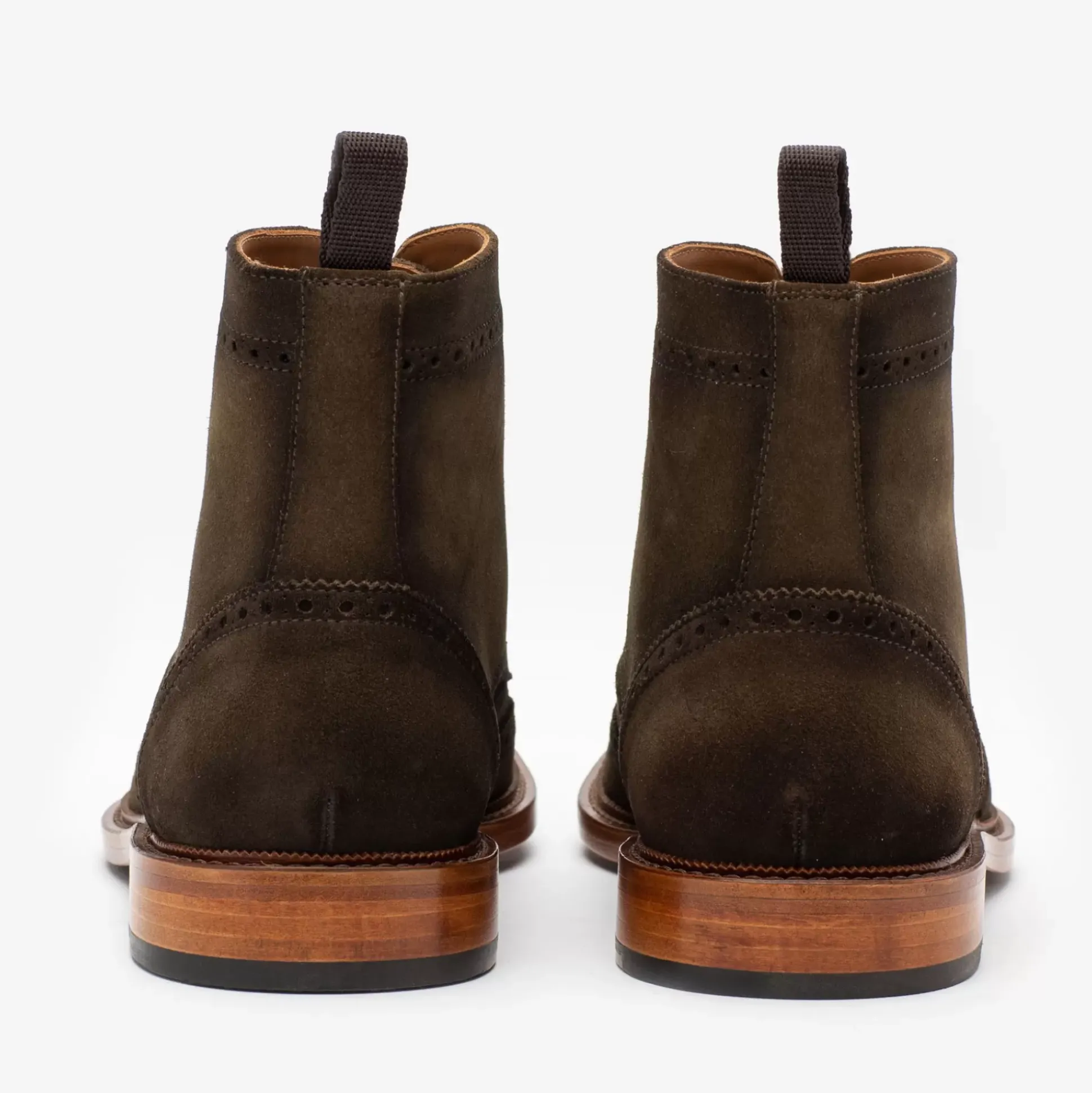 The Mack Boot In Olive - Suede Combat Boots | Taft