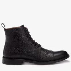 The Paris Boot In Black Floral - Ankle Boots | Taft