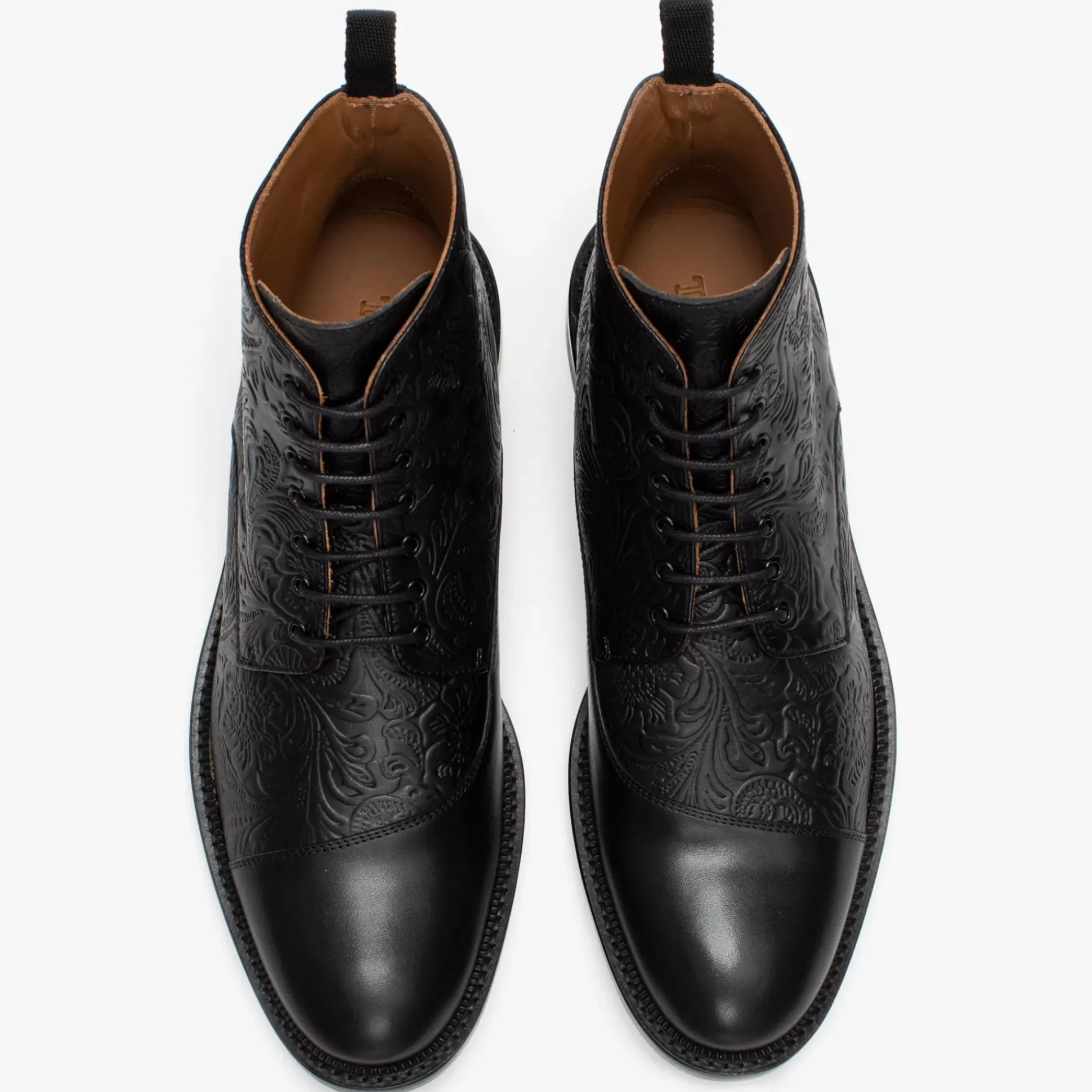 The Paris Boot In Black Floral - Ankle Boots | Taft