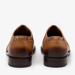 The Paris Shoe In Red Paisley | Taft