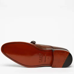 The Prince Shoe In Coffee - Double Monk Strap Shoes | Taft