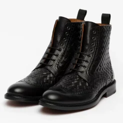 The Saint Boot In Black - Men'S Leather Dress Boot