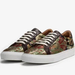 The Sneaker In Kashmir Multicolor Paisley Fabric | Taft