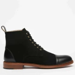 The Troy Boot - Black Suede | Taft