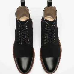 The Troy Boot - Black Suede | Taft