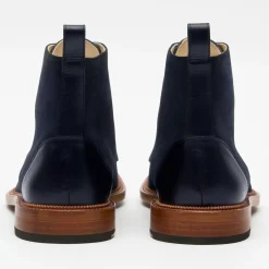 The Troy Boot - Navy Suede Boots | Taft
