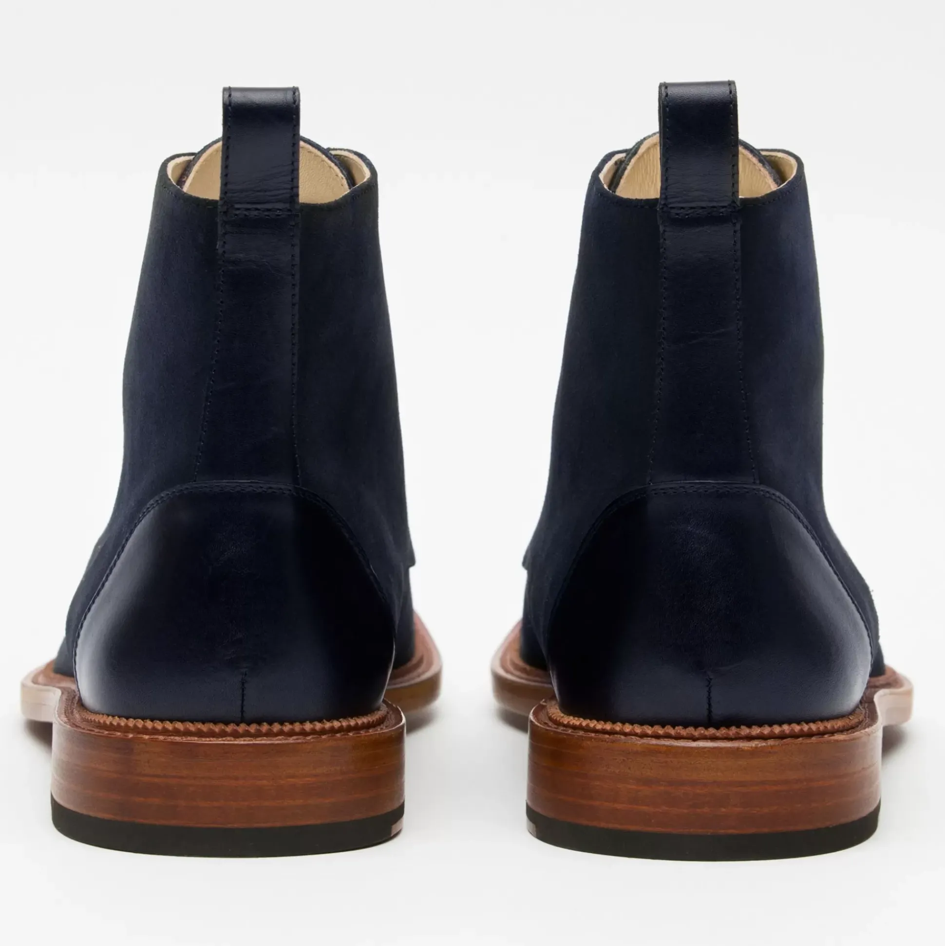 The Troy Boot - Navy Suede Boots | Taft