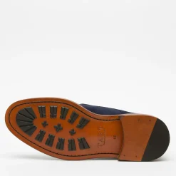 The Troy Boot - Navy Suede Boots | Taft
