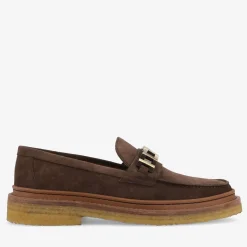 The Verona Loafer In Brown - Brown Suede Loafer | Taft