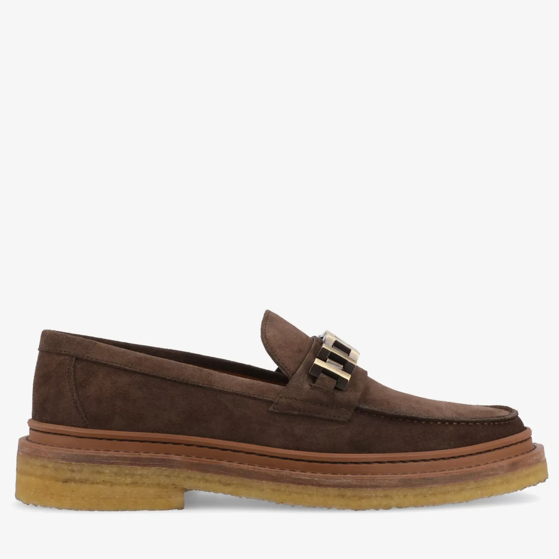 The Verona Loafer In Brown - Brown Suede Loafer | Taft
