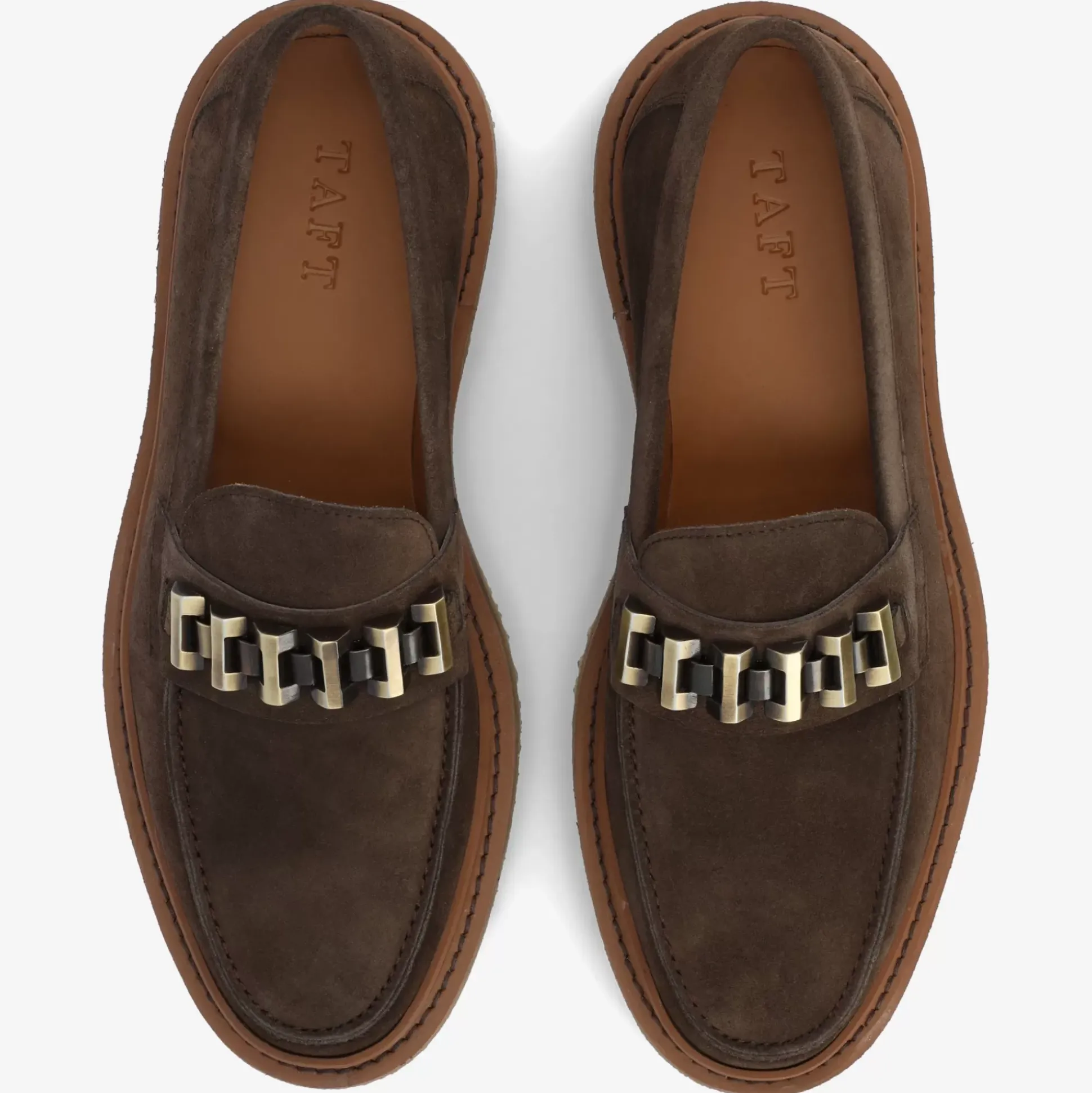 The Verona Loafer In Brown - Brown Suede Loafer | Taft