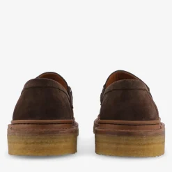 The Verona Loafer In Brown - Brown Suede Loafer | Taft