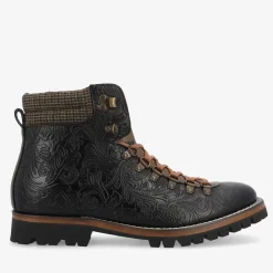The Viking Boot In Black Floral | Taft