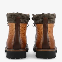 The Viking Boot In Brown Floral | Taft