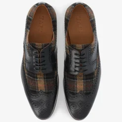The Wallace Shoe In Brown Tartan | Taft